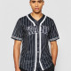 Karl Kani Ανδρικό κολεγιακό πουκάμισο Serif Pinstripe Baseball Shirt